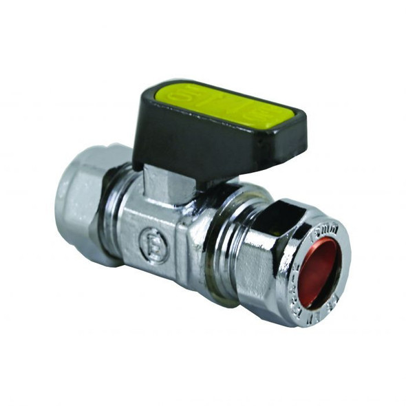 CQ Mini Chrome Plated 8mm Isolating Valve MB005