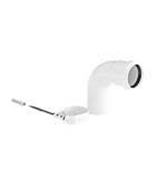 Vaillant HE Ecomax/Ecotec 90° Elbow for VTK in White 303949