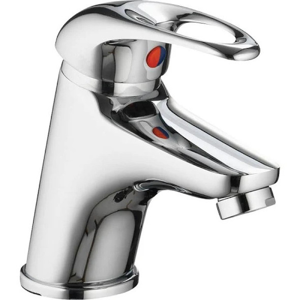 Puraflow Small Mono Basin Mixer with Clic-Clac waste in Chrome DVSBAS