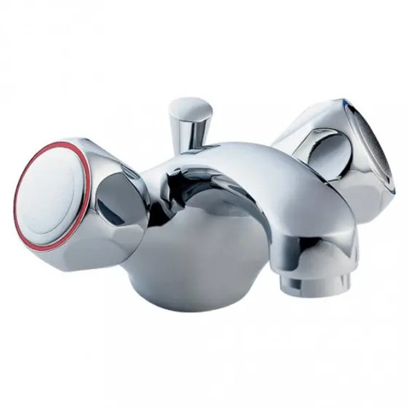 Deva Profile Mono Basin Mixer with Pop Up Waste in Chrome