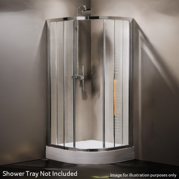 Roman Jupiter Offset Quadrant Shower Enclosure 1200 x 800mm JQ1281S