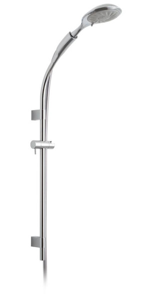 Vado Mercury Multi Function Slide Rail Kit with Overhead Shower and Flexi Handset Kit in Chrome WG-MERCURYKIT-C/P