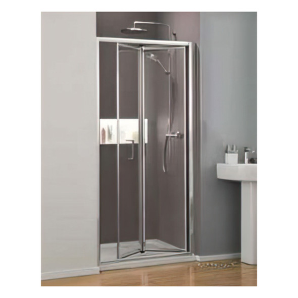 Mira Beam 800mm Bifold Door Only with Silver Frame 1.1721.408
