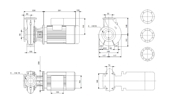 Grundfos NBG50-32-125.1/121 A-F2-A-BAQE Pump 97839280