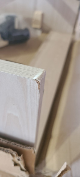 Flawed Roper Rhodes 600mm Slim Back to Wall Toilet Unit in Larch