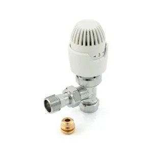 Drayton RT212 Thermostatic Radiator Valve 8mm Angle in Chrome 08 09 008