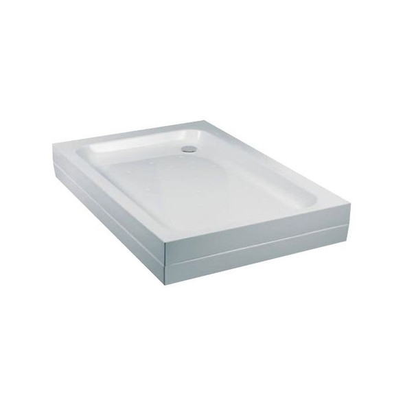Just Trays Ultracast Merlin Shower Tray 1400 x 900mm with 4 Upstands  A1490M140