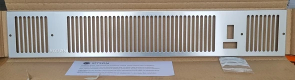Myson Kickspace 800 Grille in Chrome 3CG800 500132