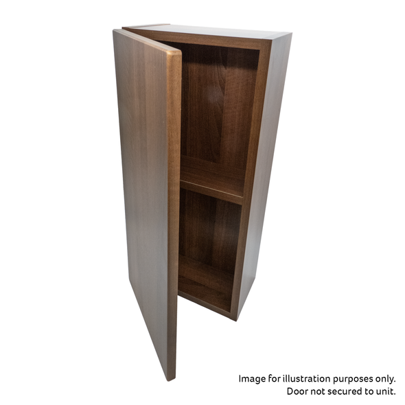 Elation Single Wall Unit 300mm in Dark Walnut 21407DW