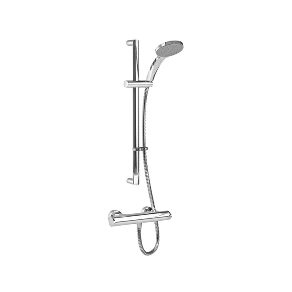 Intatec Enzo Bar Shower Valve with Flexi Kit and Fast Fix Brackets  INEZ10014CP