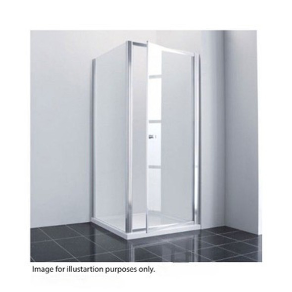 Manhattan M1 Pivot Door and Side Panel Shower Enclosure 800 x 800mm