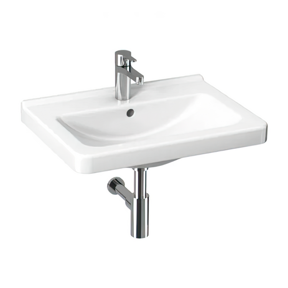 Jika Cubito 600mm Washbasin with Full Pedestal 8104230001041 Jika Cubito 600mm Washbasin with Full Pedestal 8104230001041