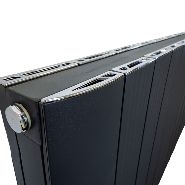 Vogue Astute Double Horizontal Radiator 1124 x 600mm in Anthracite DR036DP