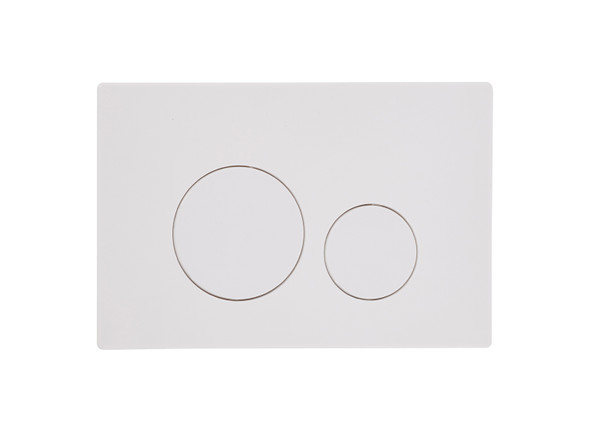 Roper Rhodes Rondo Dual Flush Plate in White TR9013