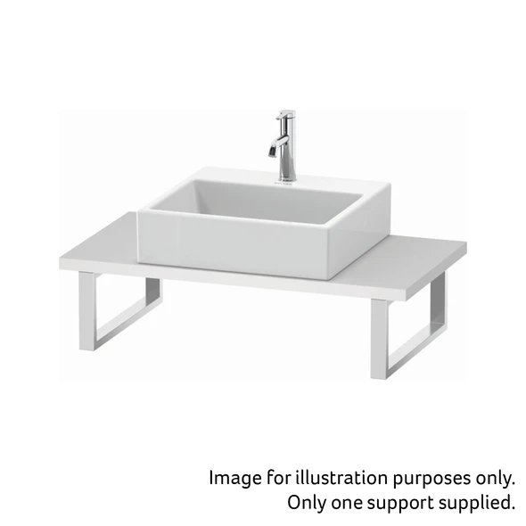 Flawed Duravit Console Support and Towel Rail in Chrome