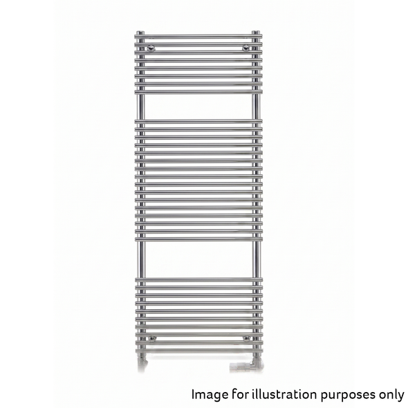 Zehnder Artea Heated Towel Warmer 1200 x 500mm in Chrome