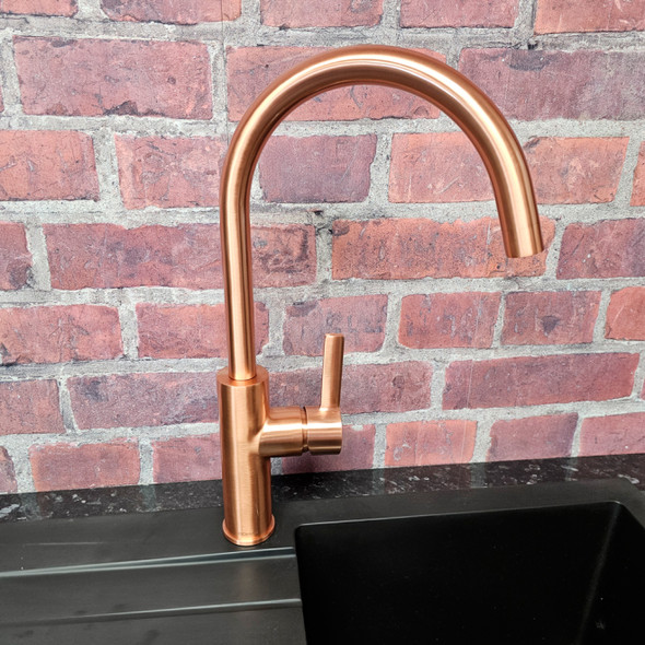 Francis Pegler Jeroni Single Lever Kitchen Mixer in Copper 9922125