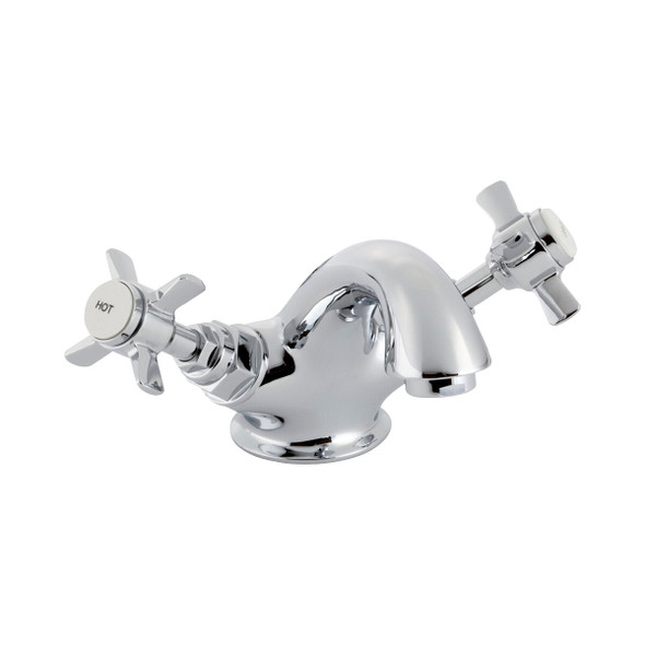 Comap Westco Sequel Mono Basin Mixer with Crosshead Handles in Chrome  4E1074