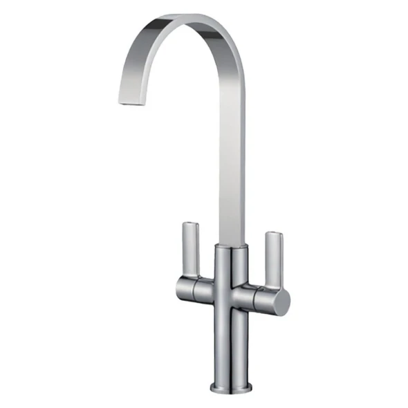 Francis Pegler Jeroni Twin Lever Kitchen Mono Mixer in a Variety of Colours