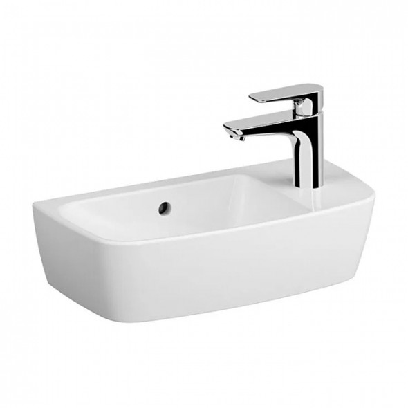 Vitra Shift Compact Washbasin for Countertops with 1 right Tap Hole 7070-003-0921