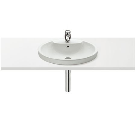 Roca Senso 580mm Inset Vanity Basin with 1 Tap Hole 327515000