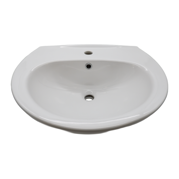 Valor Georgia 550 mm Basin with 1 Taphole 357202WH