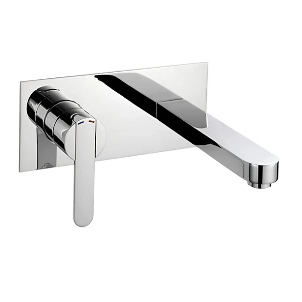 STH Westco Strata Wall Mounted Single Lever Basin Mixer in Chrome 4E1057