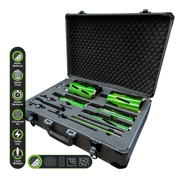 XPRESSCUT Complete Kit core drilling guide for materials