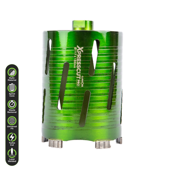 XPRESSCUT 117 x 150mm Dry Diamond Core Drill Bit - QCXP117