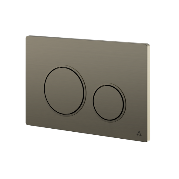 Aqualla Solara Flush Plate in Gun Metal Grey SOFP-GG