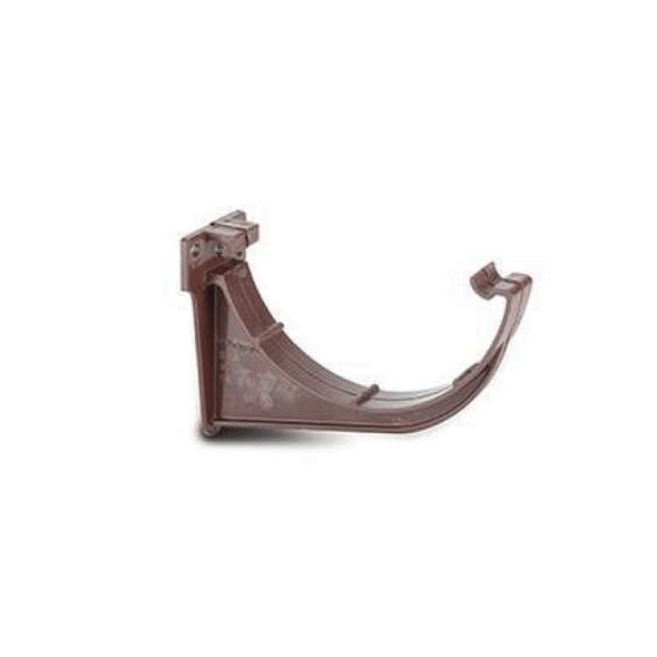 Polypipe Half Round Section Gutter Brown Fascia Bracket 112mm RR109BR