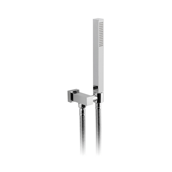 Vado Chrome Plated Mix Single Function Mini Shower Kit with Integrated Outlet & Bracket     MIX-SFMKWO-C/P