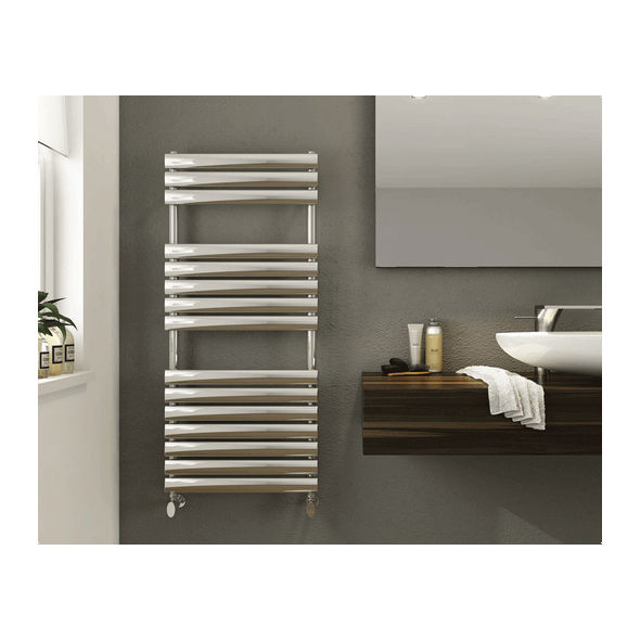 DQ Cove Stainless Steel Towel Warmer Straight 826mm H x 500mm W 2640btu / 774 Watt COVSTR50/80-P