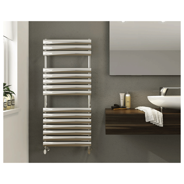 DQ Cove Stainless Steel Towel Warmer Straight 826mm H x 500mm W 2640btu / 774 Watt COVSTR50/80-P