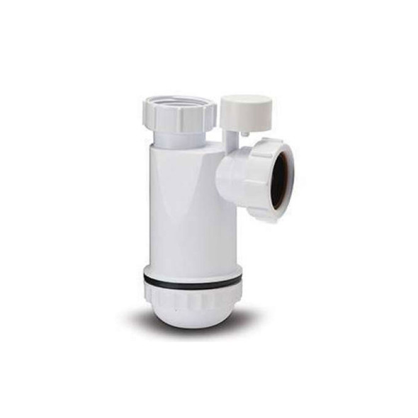 pOLYPIPE FIT-RITE With BioCote Trap Bottle Anti Syphon 75mm Traps 40mm WP46PV