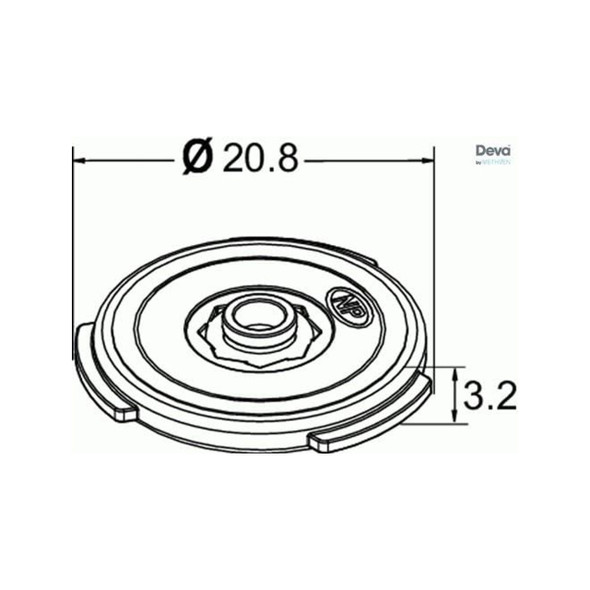 Deva Methven 4.0 L Flow Regulator With Integral Gasket HSR 4