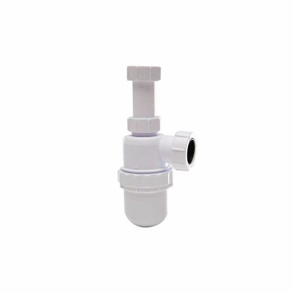 Polypipe FIT-RITE With BioCote Deep Seal Bottle Trap Adjustable Telescopic 76mm Seal 40mm WPT48