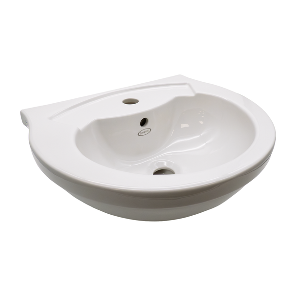 Jacuzzi Republic 455mm Cloakroom  Basin with 1 Tap Hole JCEREP645