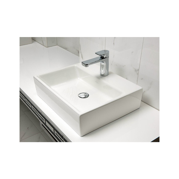 V&B Memento Surface-Mounted Basin 1TH 600x420mm White - 5135.60.01