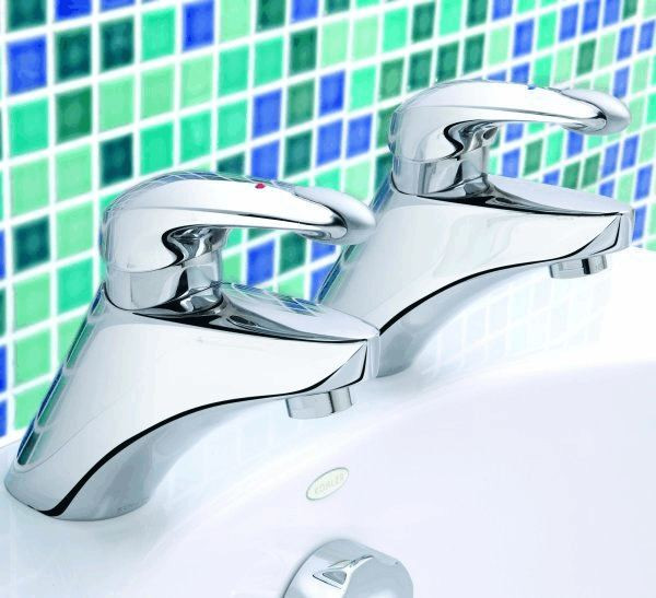 Mira Excel Pair of  Basin Pillar Taps in Chrome 1.1559.001