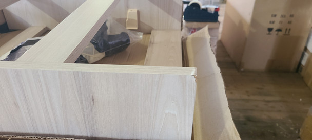 Flawed Roper Rhodes 600mm Slim Back to Wall Toilet Unit in Larch