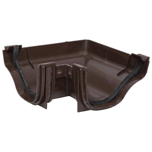 Polypipe Ogee Extra Capacity Gutter 90 Degree External Angle 130 x 70mm ROG03BR Polypipe Ogee Extra Capacity Gutter 90 Degree External Angle 130 x 70mm ROG03BR