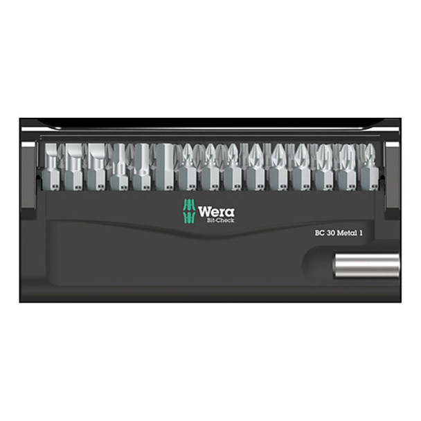 Wera NEW Bit-Check 30pc Metal 1 PZ PH TX SL Hex Bit Set 05057434001 Wera NEW Bit-Check 30pc Metal 1 PZ PH TX SL Hex Bit Set 05057434001