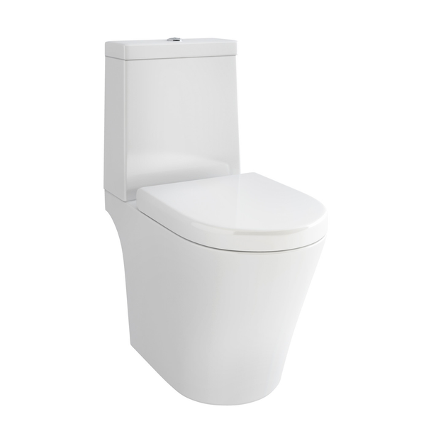 Pura Arco Compact Close Coupled Toilet with Soft Close Seat C1088C