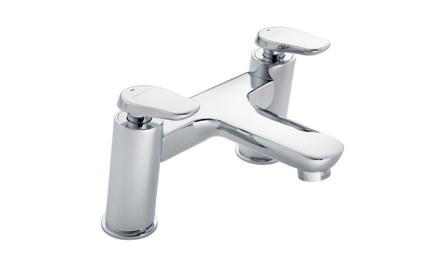 Comap Westco Gervasi 2 Hole Bath Filler in Chrome 4E1302