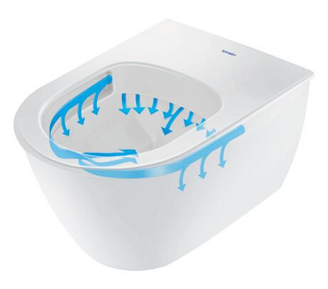 Duravit Darling New Rimless Wall Hung Pan Only 2557090000
