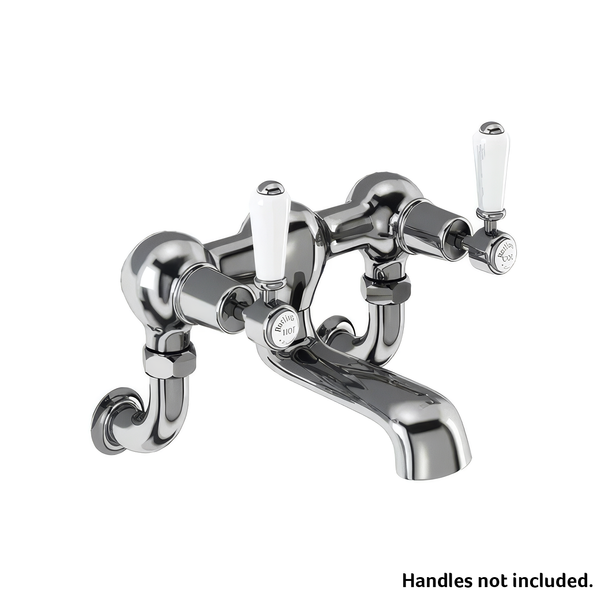 Burlington Kensington Wall Mounted Bath Filler NO HANDLES T10QT | T172