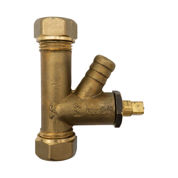 Pegler Kutterlite Drain off Straight Coupling 15mm PX83 61727