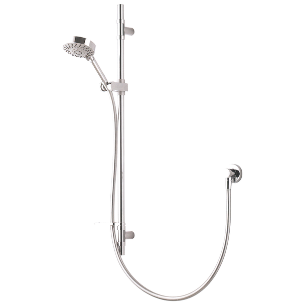 Aqualisa Rise slide Rail Kit with Adjustable Hand Shower in Chrome