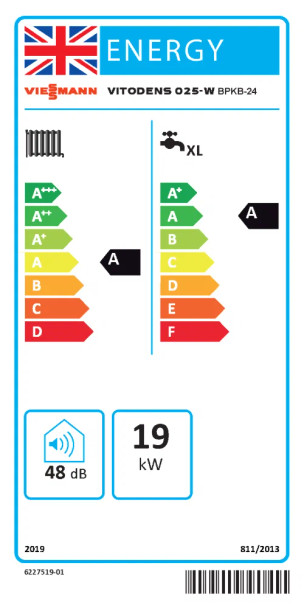 Viessmann Vitodens 025-W Combi Boiler and Horizontal Flue Pack 24Kw